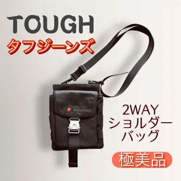TOUGH 타프진스 사선 숄더 2WAY 백 블랙 남성용 컨디션 최상