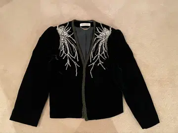 Deux Chants 노카라 자켓 블랙