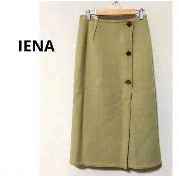 IENA 이에나 W 페이스 미드 카프 스커트 36 리버서블