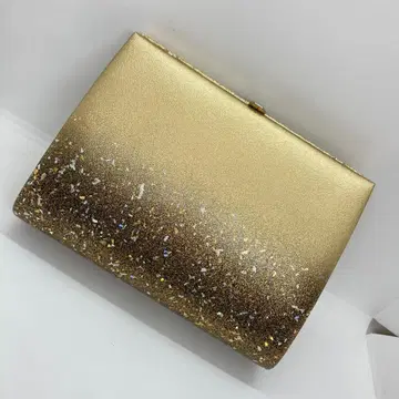110102 골드 글리터 클러치백