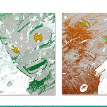 나의 히어로 아카데미아 포스터 원화전 2장 세트