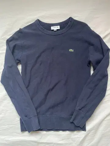 라코스테 크루넥 프리미엄 스웨트 셔츠 SH109EL 네이비