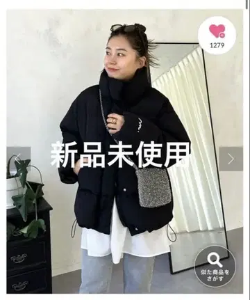 MOMO COLLECTION 블랙 다운 자켓 M 사이즈