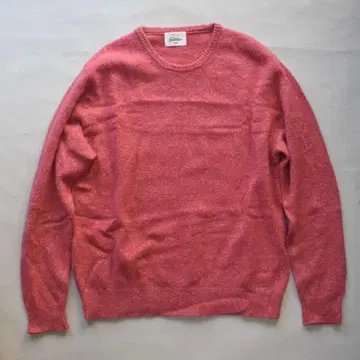 Factelier by UTO 캐시미어 100% 크루넥 니트 핑크 멜란지