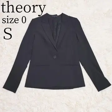 띠어리 테일러드 자켓 블랙 S 싱글버튼