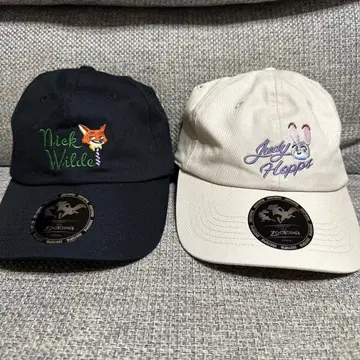 주토피아 캡 2세트 닉 와일드 & 주디 홉스