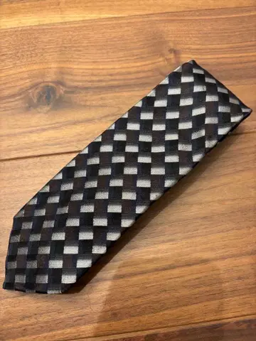 Paul Smith 실크 체크 무늬 넥타이