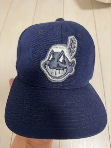 CLEVELAND INDIANS 야구 모자 네이비