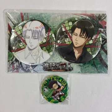 진격의 거인 캔뱃지 세트 & 캔뱃지 리바이