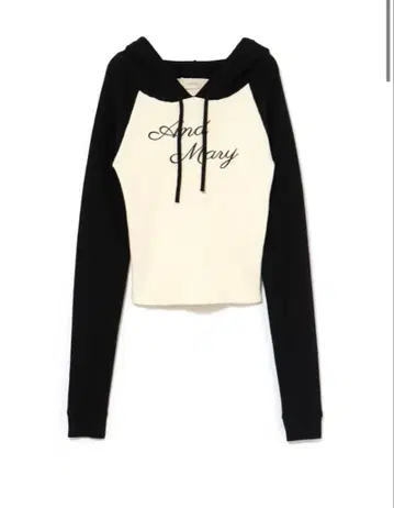 당일 발송 Letter mary logo tops andmary 블랙