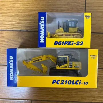 코마츠 미니어처 모델 D61PXi-23 PC210LCi-10