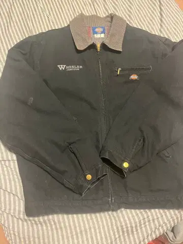 90s Dickies 블랙 디트로이트 자켓 쇼트 기장