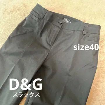 [ D&G ] 블랙 슬랙스 26/40 돌체앤가바나