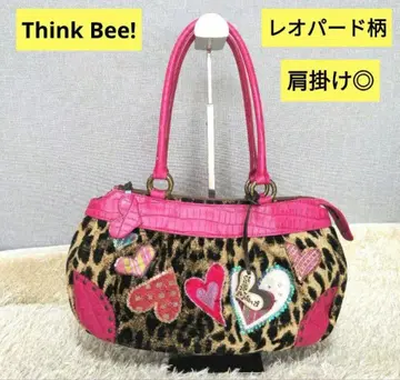 Think Bee! 핸드백 캠퍼스 악어 엠보싱