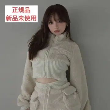 andmary Fluffy 집업 재킷 미사용 새상품 정품