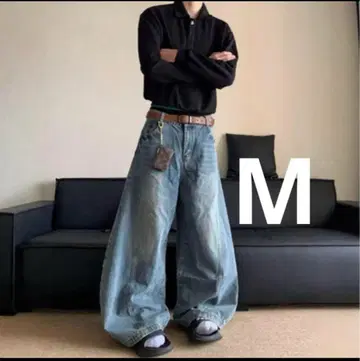 배기 데님 팬츠 manes jadedlondon bigboy 지저인 느낌