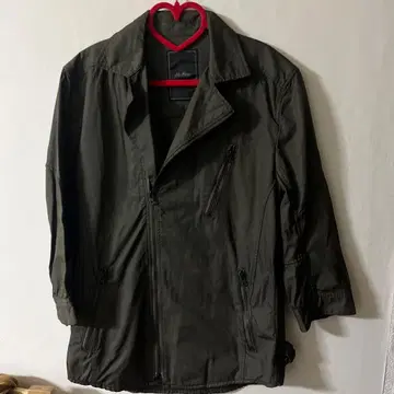 Tete Homme 올리브 그린 자켓 사이즈 6 라이더풍