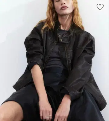 H&M 가죽 자켓