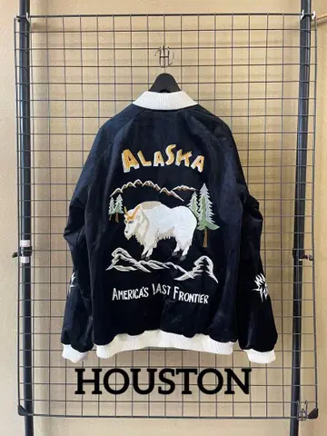 HOUSTON 휴스턴 벨벳 수베니어 자켓 스카잔 ALASKA2