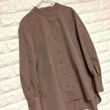 쉽스 셔츠 블라우스 밴드 카라