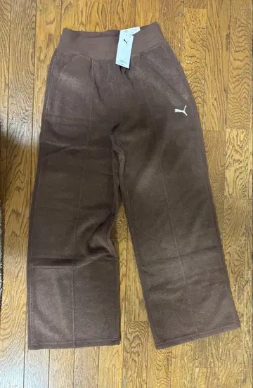 여성용 Puma 브라운 스웨트 팬츠 M 사이즈