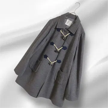 빅 사이즈! KUMIKYOKU 더플 라이트 울 코트