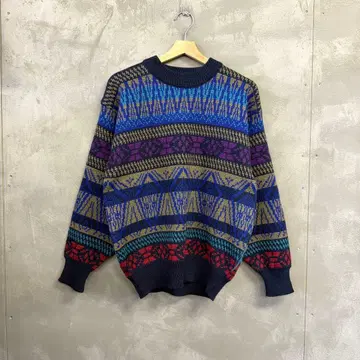 LAVORD 니트 스웨터 쇼와 레트로