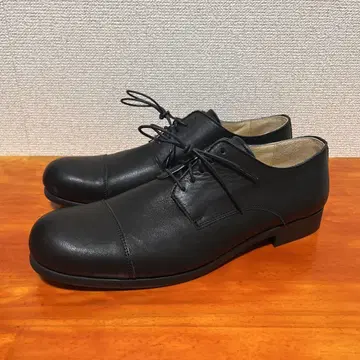 1회 착용 피칸테 가죽 신발 26cm 가죽 블랙 블랙