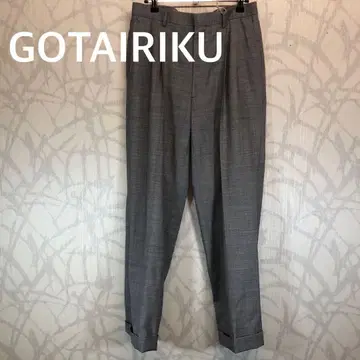 고타이리쿠 GOTAIRIKU 그레이 슬랙스 R