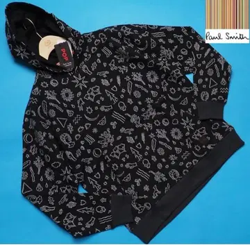 [ 정품 새상품 ] Paul Smith 폴스미스 자카드 후드티 L