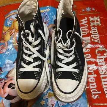 컨버스 블랙 하이컷 스니커즈