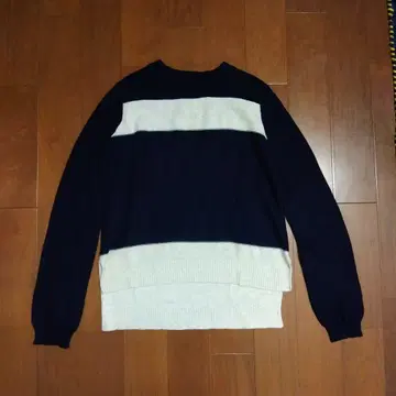 띠어리 캐시미어 혼방 니트 보더 새상품급 S