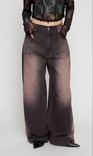 SEIRA x LAGUA TUCK WASH DENIM 26inch