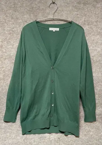 [ 3840 ] UNFILO 자유구 코튼 가디건 그린 겉옷 38