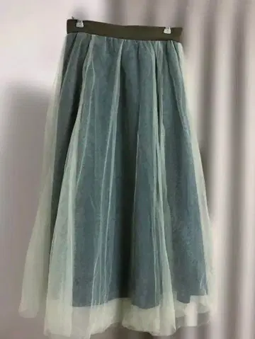 새상품 시마무라 x 치하루 x 디즈니 샤샤 스커트 아나 그린 L