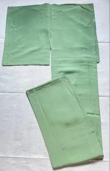 순수 실크 이로무지 히토츠몬 와카쿠사색