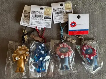 오사카 간사이 박람회 한정판 먀쿠먀쿠 입체 PVC 키링 4색 세트