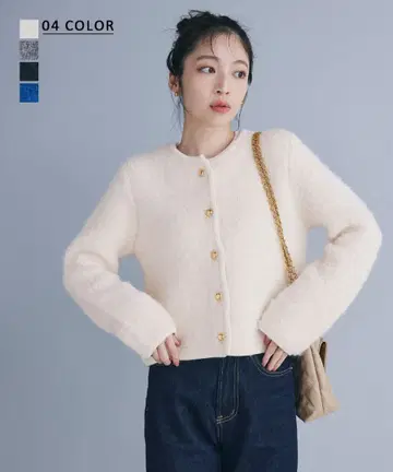 BASEMENT MAAYA DESIGN 니트 자켓