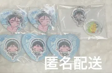 스아 에이리언 스테이지 캔뱃지 연결 키링 애니메이트 카페 콜라보