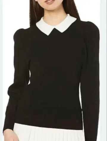 CELFORD 옷깃 니트 풀오버