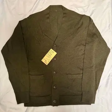 무인양품 다크 그린 V넥 가디건 M 사이즈