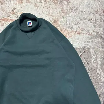 레어 90's USA제 RUSSELL 러셀 터틀넥 맨투맨 L