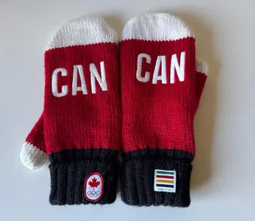 캐나다 디자인 니트 머플러, 미튼과 모자 세트