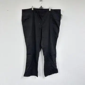 Croft & Barrow [ 3X ] 블랙 부츠컷 팬츠 스트레치