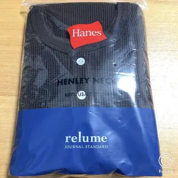 HANES 별주 [ Hanes / 헤인즈 ] 와플 헨리넥 풀오버