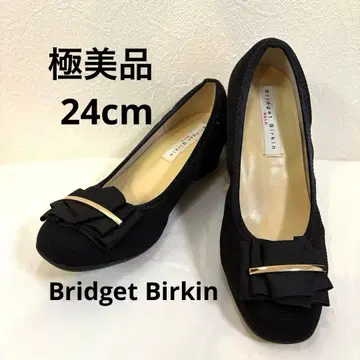 [컨디션 최상] Bridget Birkin 웨지솔 리본 블랙 24