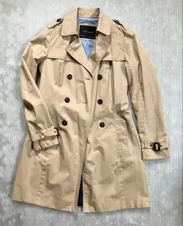 ZARA BASIC 트렌치코트 스프링 코트 베이지 더블 버튼