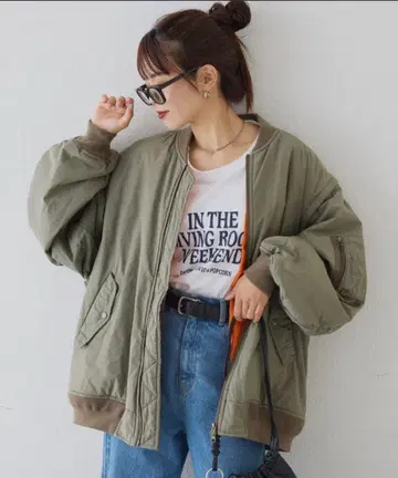 CIAOPANIC TYYP MA-1 자켓 올리브