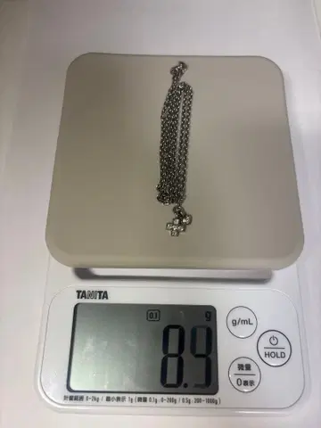 크로스 참 포함 목걸이 8.9g