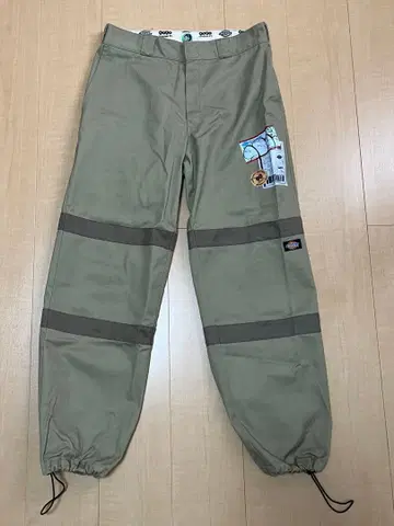 dickies 9090 콜라보 상품 슬랙스 카키 L 사이즈 스트릿